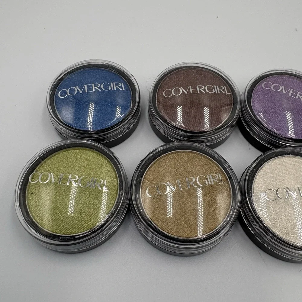 Lot Of 7 CoverGirl Flamed Out Shadow Pot Eye Shadow Various Colors